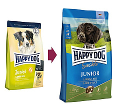 Happy Dog Junior Sensible (Ягненок и рис)